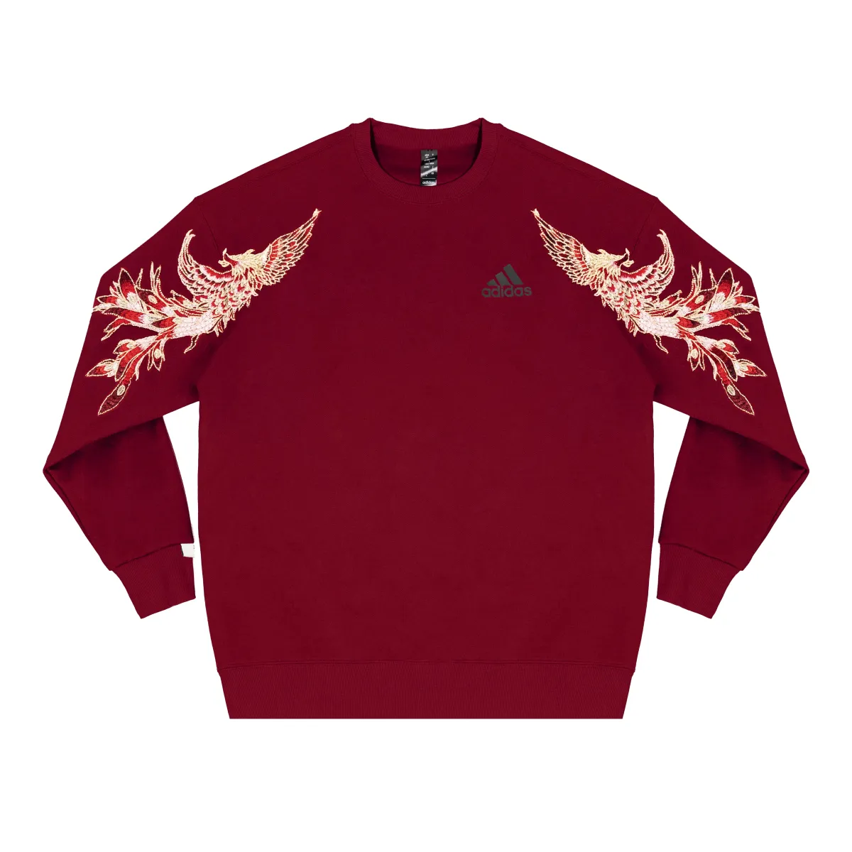 Adidas Sweatshirts Unisex Red Crew Neck Moderate Other