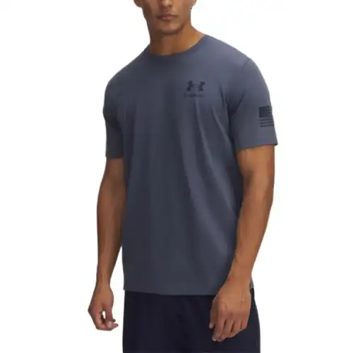 Under Armour Flag T Shirt Men's Marine Blue 044