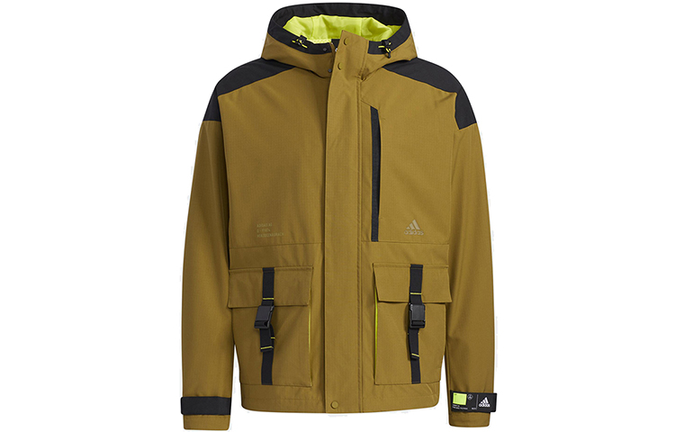 Мужская куртка adidas Th Jkt WV Bagjk (коричневая)