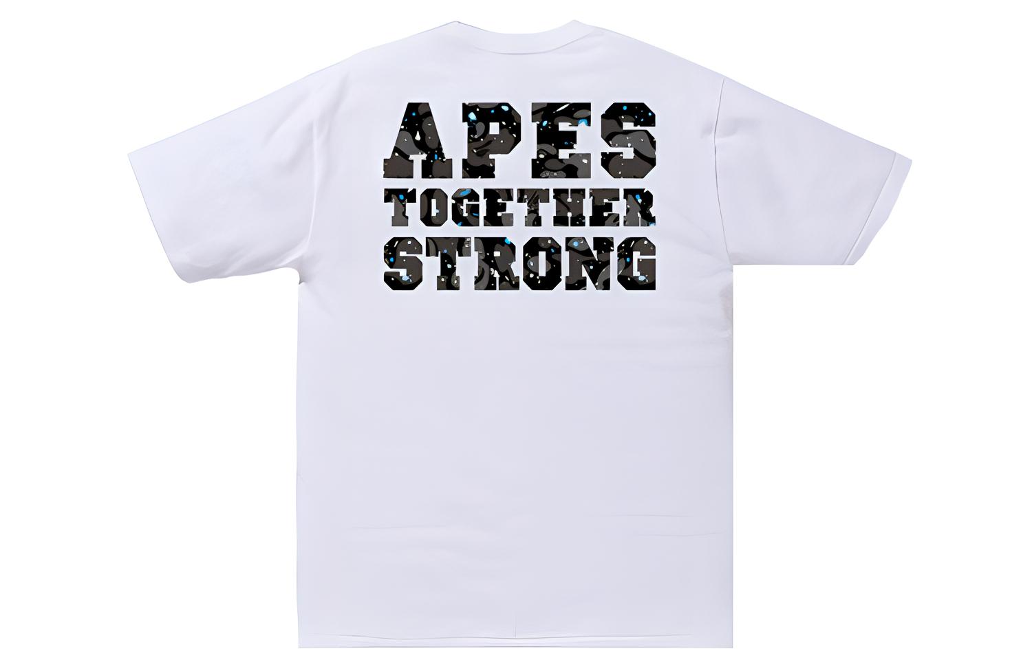 Bape Space Camo College Ats Tee