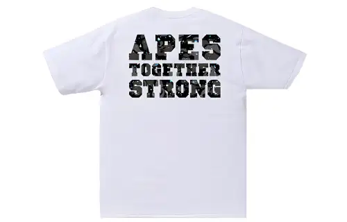 Bape Space Camo College Ats Tee