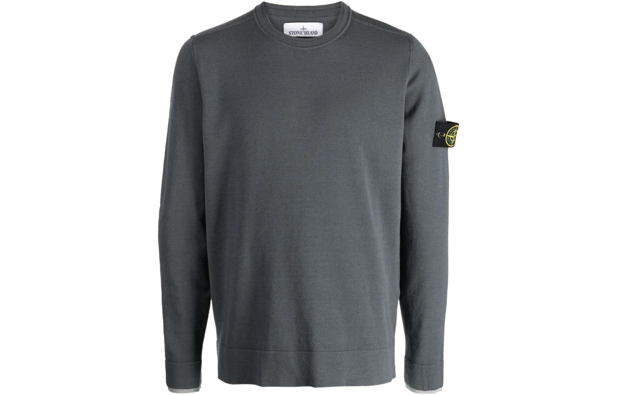 Мужской свитер STONE ISLAND (черный)