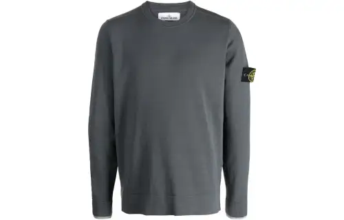 STONE ISLAND Compass Patch Crewneck Jumper