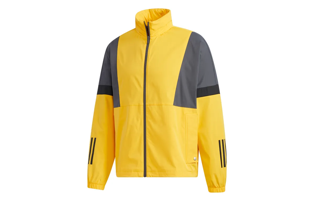 Adidas Jackets Men's Gold Stand Collar Moderate Other