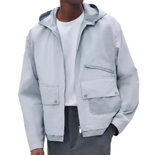 HERMES SS25 Jackets & Coats Men's Ice Blue