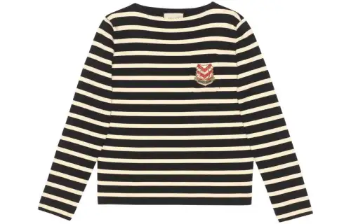 GUCCI Striped Lyre Sweater