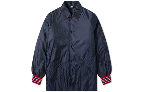 GUCCI Jackets & Coats Men's Marine Blue