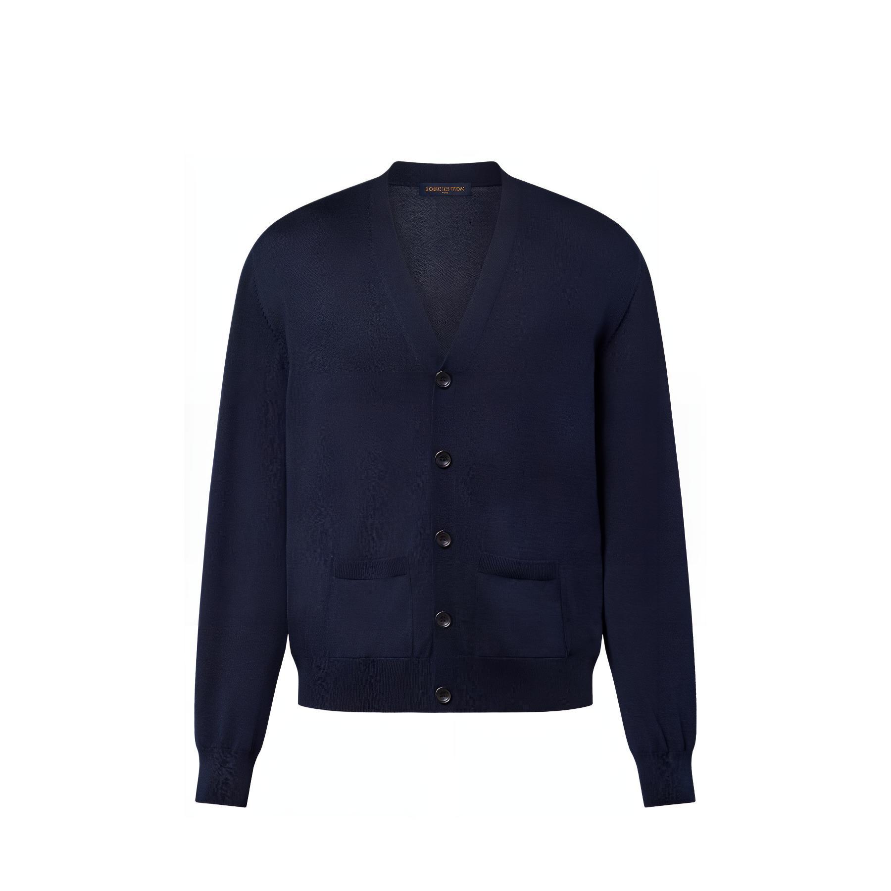 Lv Silk And Cashmere Blend Cardigan