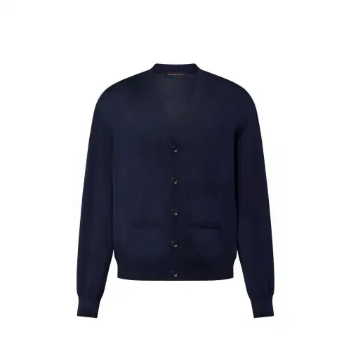Lv Silk And Cashmere Blend Cardigan