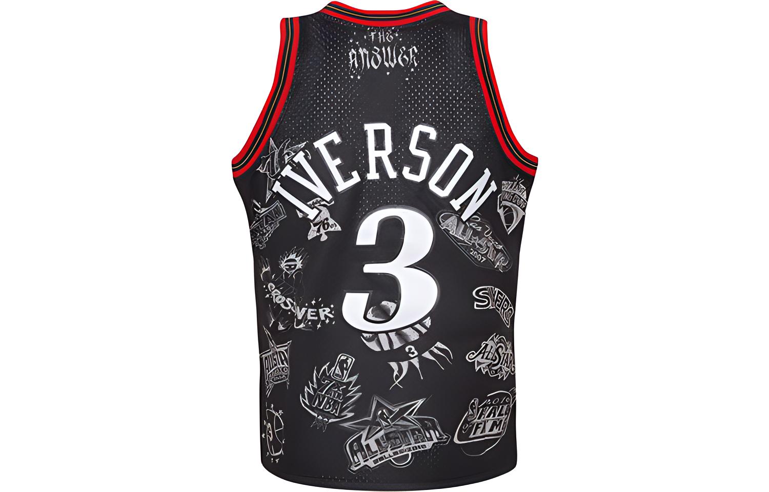 Mitchell Ness Basketball Jersey Unisex Black