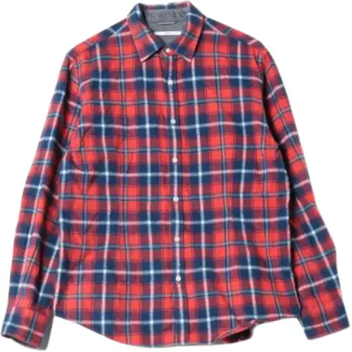 Burberry Shirts Men's Red Lapel Moderate Other