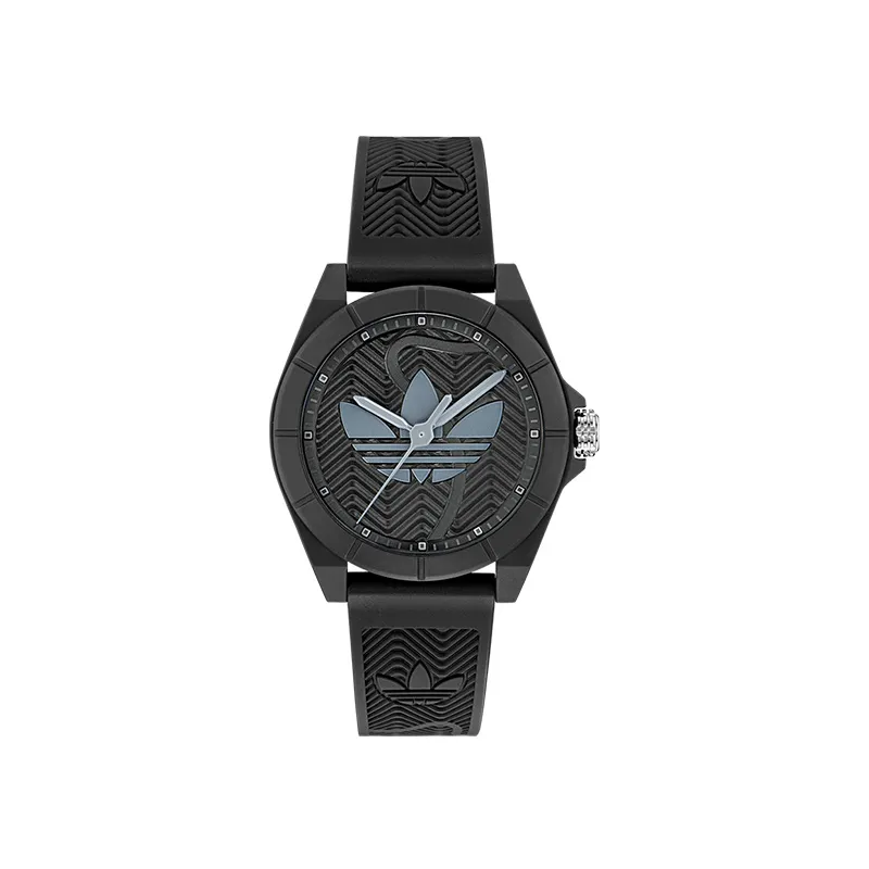 Adidas Originals PROJECT Wrist Watches Quartz Movement Silicone Strap Black Dial Unisex