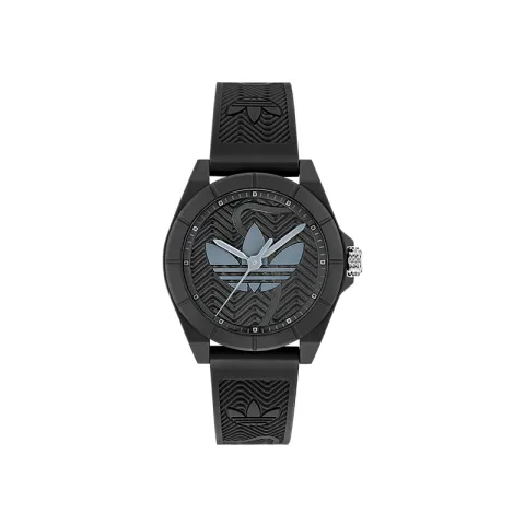 Adidas Originals PROJECT Wrist Watches Quartz Movement Silicone Strap Black Dial Unisex