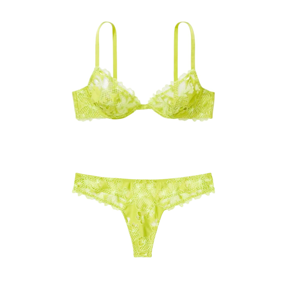 Женский комплект нижнего белья Victoria's Secret (желтый)