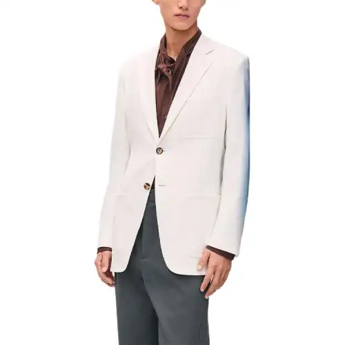 HERMES Jackets & Coats Men's White