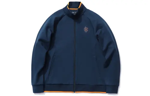 Li Ning Jackets Men's Guangdong Blue Stand Collar Moderate Other