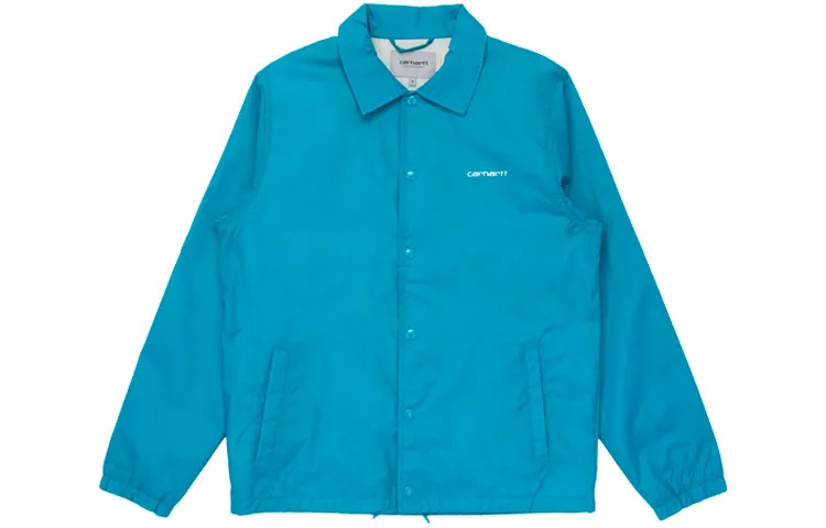 Carhartt WIP Jackets Men's Blue Lapel Moderate Other