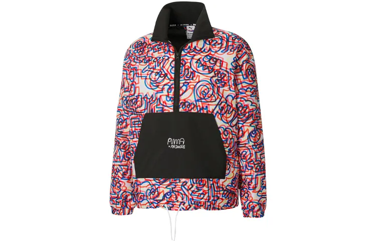 PUMA x Mr Doodle PUMA X Dapper Dan Collection Jacket Men's Red