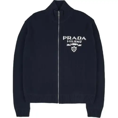 PRADA Cashmere Sweater Men's Marine Blue