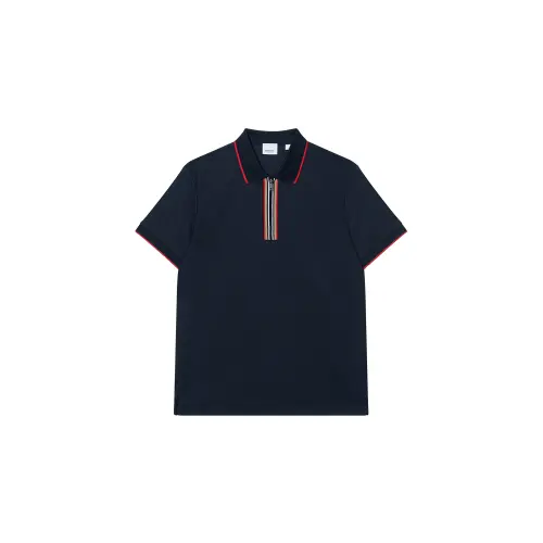 Burberry SS24 Polo Shirt Men's Dark Blue