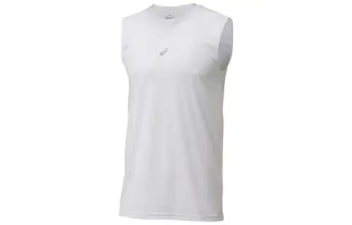 ASICS NEOREVIVE Tank Tops Men's White Crew Neck Moderate Other