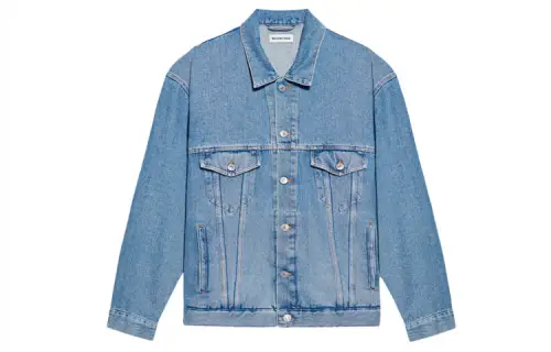 Balenciaga Languages Denim Jacket