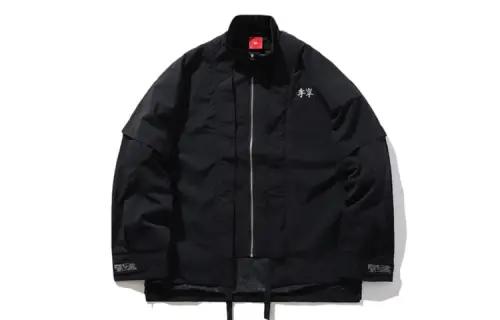 Li Ning Jackets Men's Black Stand Collar Moderate Other