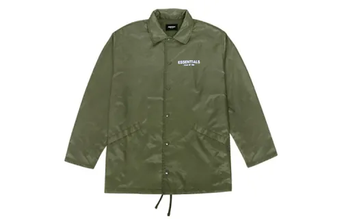 Fear Of God Essentials FW19 Jackets Unisex Green Lapel Moderate Other