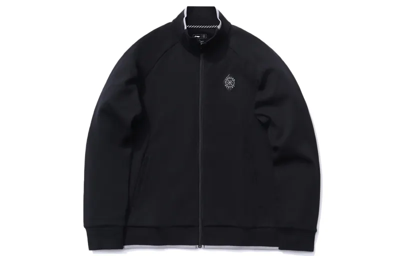 Li Ning Jackets Men's Black Stand Collar Moderate Other