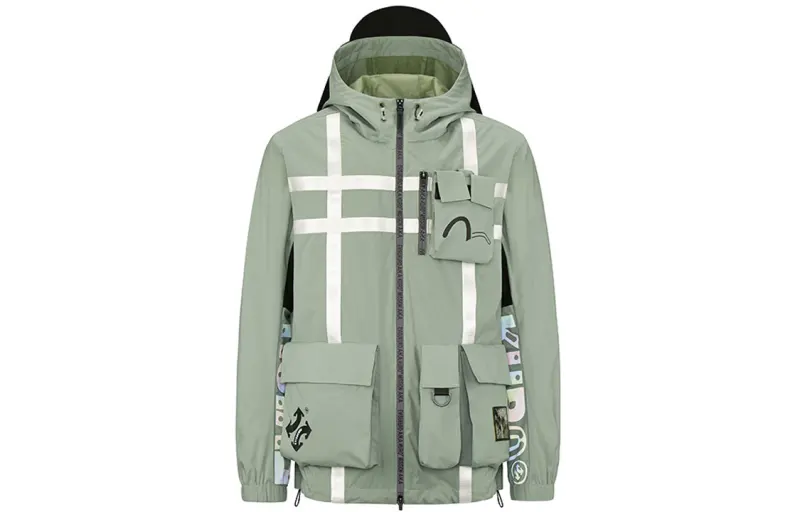 EVISU Jackets Men's Hooded Moderate Other