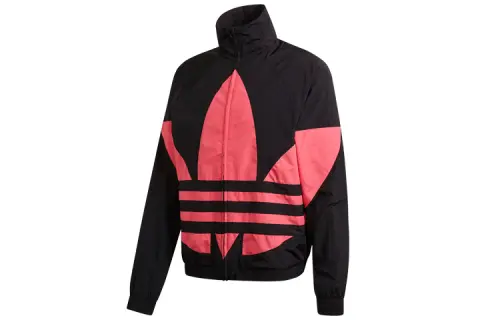 Adidas Originals Jackets Men's Black Pink Stand Collar Moderate Other