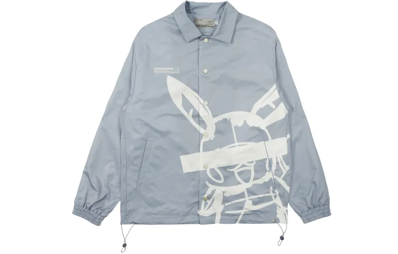 HARSH AND CRUEL SS21 Hand-drawn Pokémon Street Coach Loose Coach Jackets Men and Women