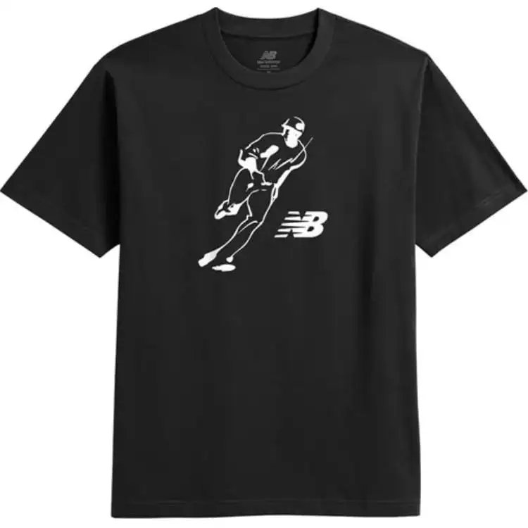 New Balance x Shohei Ohtani Shohei Otani SS24 Regular T Shirt Unisex Black