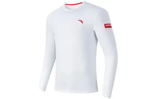 ANTA Variety Training Collection Knitwear Men's White Crew Neck Base Layer