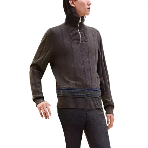 HERMES Sweater Men's Basalt Color