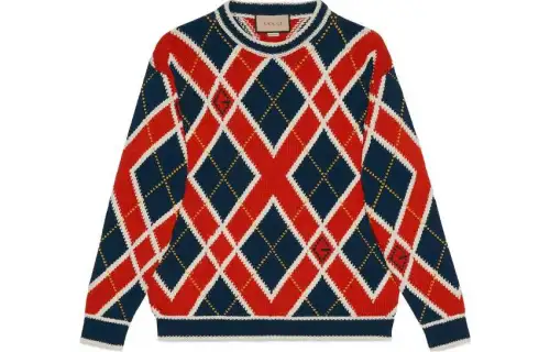 GUCCI Knitwear Men's Multicolor Crew Neck Moderate Other