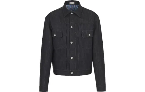 DIOR Oblique Lined Denim Jacket