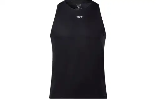 Reebok Tank Tops Men's Black Crew Neck Moderate Straight Fit