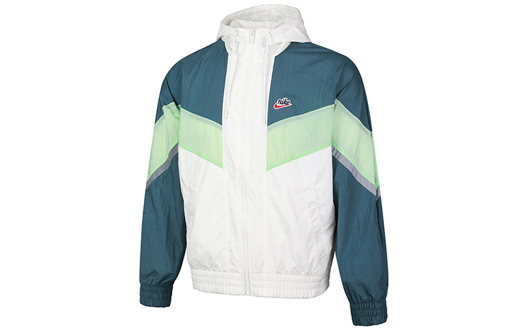 Мужская куртка Nike Sportswear Windrunner+ (белая) — фото 1
