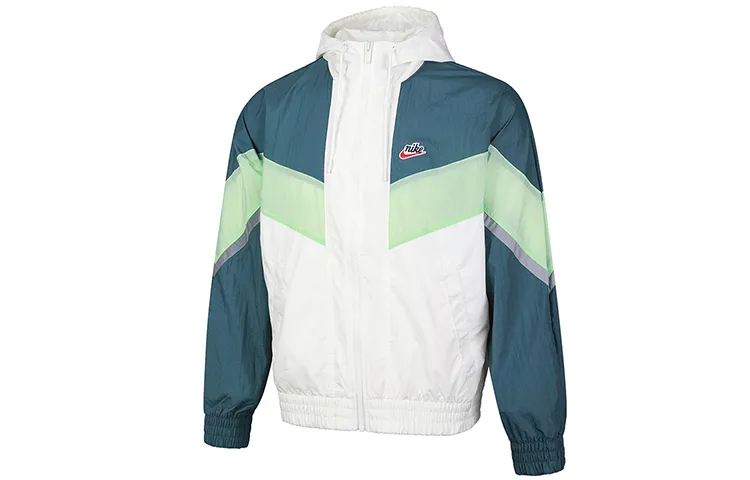 Nike Jackets Men's Sail White Hooded (Non-detachable) Moderate