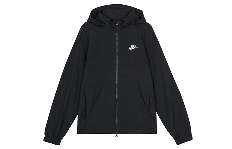 Nike Jackets Men's Black Stand Collar Moderate