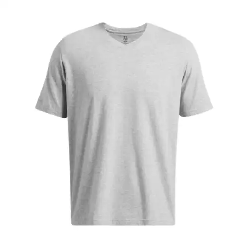 Under Armour IconCharged Cotton T Shirt Men's White Gray