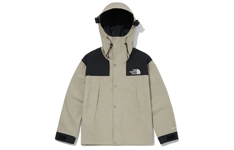 THE NORTH FACE 1990 Jackets Unisex Beige Hooded (Non-detachable) Moderate Straight Fit