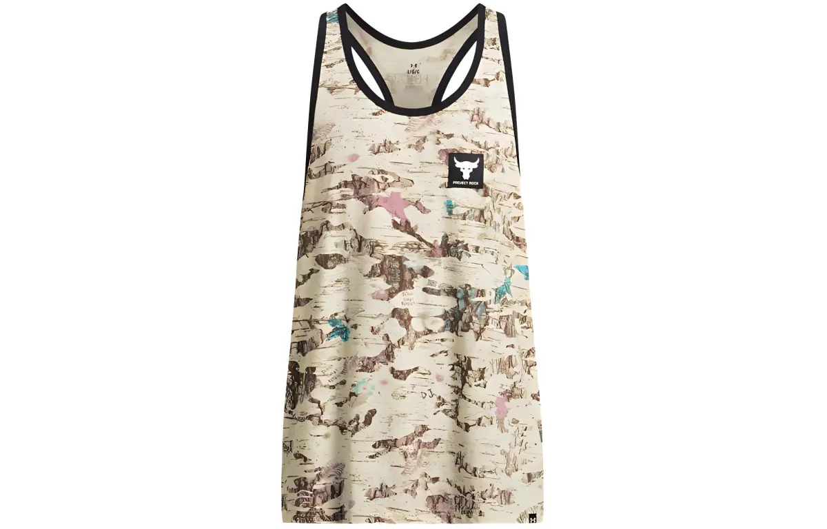 Under Armour Project Tank Top Men's Pink Silt Gray