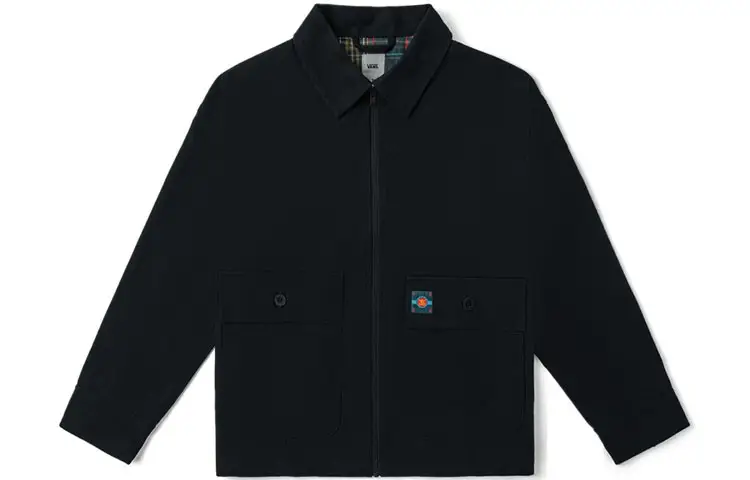 Vans Jackets Unisex Black Lapel Moderate Other