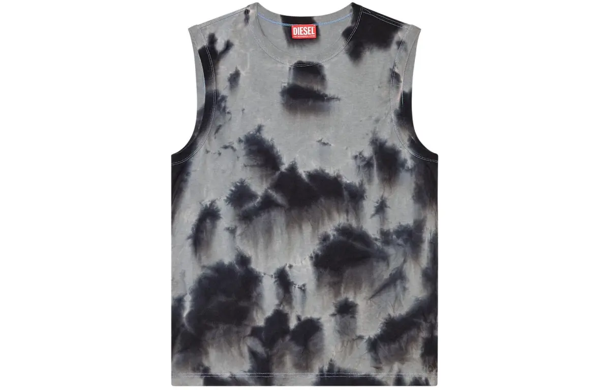DIESEL T-Bisco-N5 Tie-Dyed Tank Top
