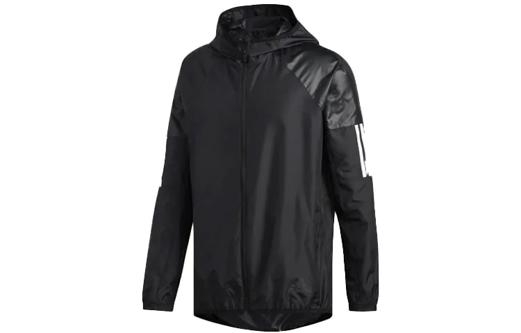 Adidas Jackets Men's Black Hooded Moderate Other