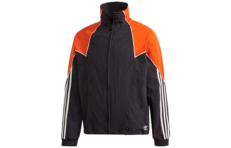 Мужская куртка adidas originals Big Trefoil Abstract (черный) — фото 1