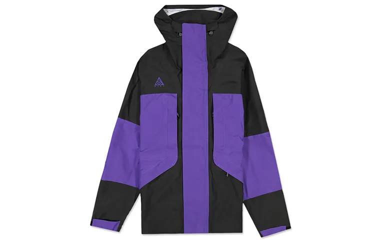 Nike Jacket Asia Version Men's Black Purple