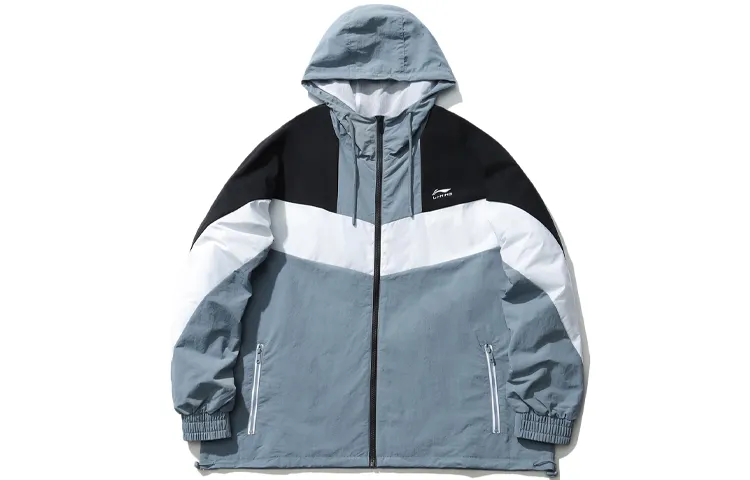 Li Ning Jacket Fall Men's Fire Gray Blue